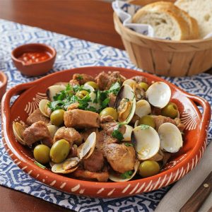 Carne à alentejana